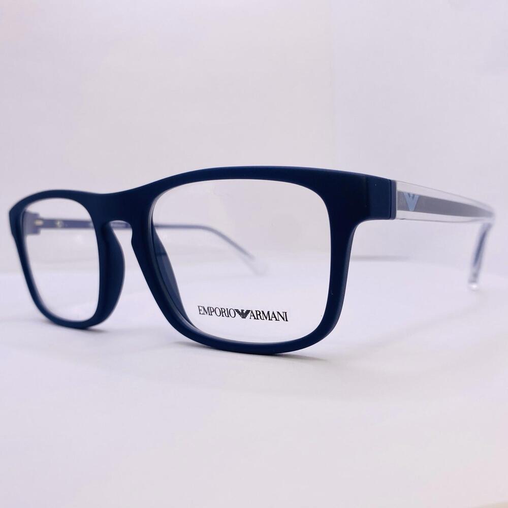 Emporio Armani Eyeglasses Frames EA 3106 5570 53 [] 19 140 Matte Blue Clear